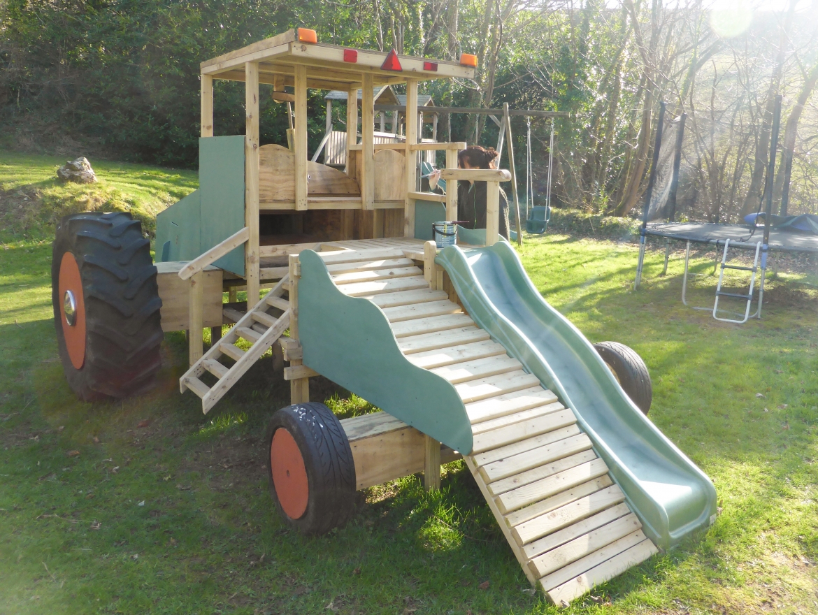 News from our child-friendly holiday cottages in Devon, guinea pigs, new tractor and refurbished swimming pool
