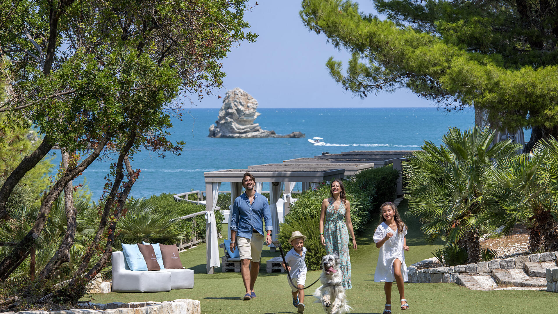 Family-friendly hotel resort in Italy with private beach